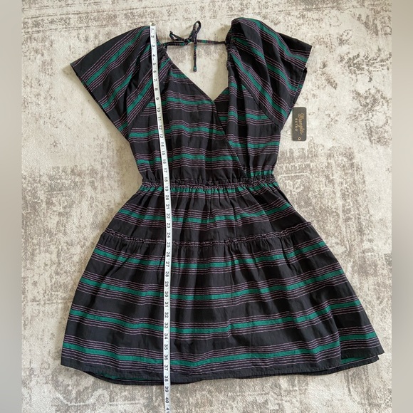 Women’s NWT Wrangler Retro Black Striped Mini Dress Sz XL - Picture 11 of 11